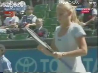 Jelena dokic oops downblouse ดี