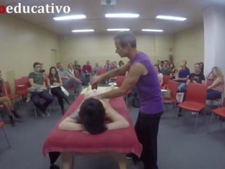 Clase nº1 de masaje erótico anale