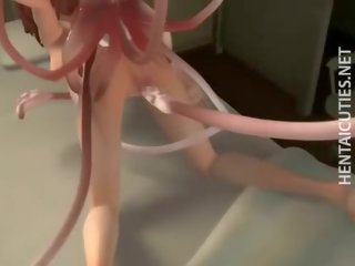 3d l'anime bombasse baise longue tentacules